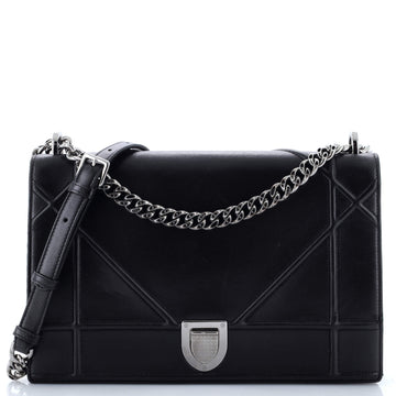 Christian Dior Diorama Flap Bag Calfskin Large