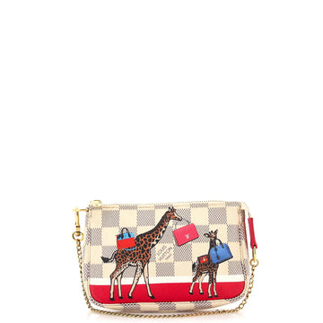 Louis Vuitton Pochette Accessoires Limited Edition Christmas Animation Monogram Canvas Mini