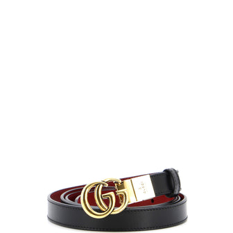 Gucci GG Marmont Reversible Belt Leather Thin