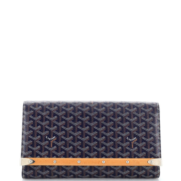 Goyard Monte Carlo Clutch Coated Canvas MM