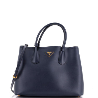 Prada Cuir Double Tote Saffiano Leather Medium