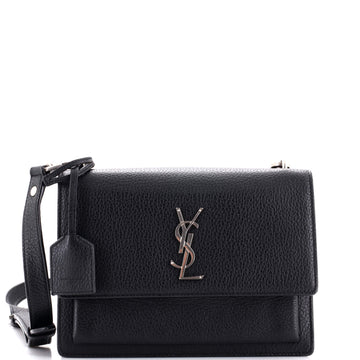 Saint Laurent Sunset Satchel Leather Medium