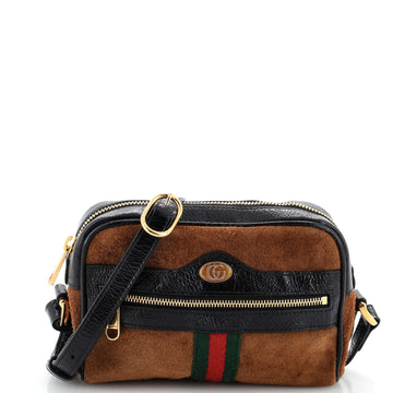 Gucci Ophidia Shoulder Bag Suede Mini