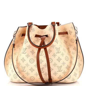 Louis Vuitton Girolata Handbag Mahina Leather