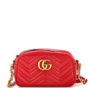 Gucci GG Marmont Shoulder Bag Matelasse Leather Small