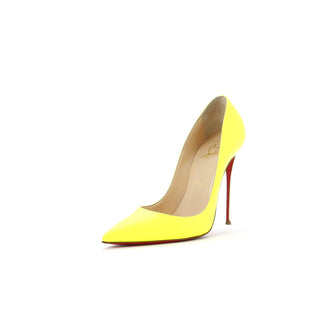 Labotine 20 Christian Louboutin Women's So Kate Pumps Leather 120 Yellow 2973631