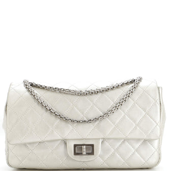 Chanel Reissue 2.55 Flap Bag Quilted Metallic Calfskin 226