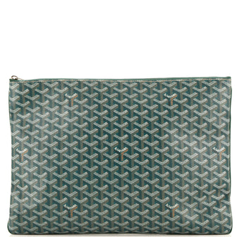 Goyard Senat Zip Pouch Coated Canvas GM