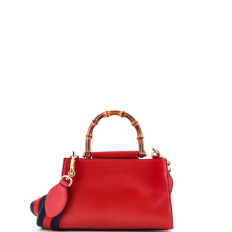Gucci Nymphaea Top Handle Bag Leather Mini