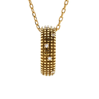 Damiani Metropolitan Dream Pendant Necklace 18K Yellow Gold and Diamonds