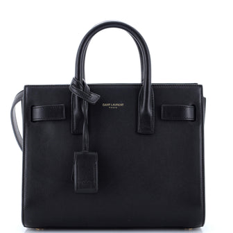 Saint Laurent Sac de Jour Bag Leather Nano