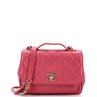 Chanel Business Affinity Flap Bag Quilted Caviar Small