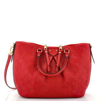 Louis Vuitton Mazarine Handbag Monogram Empreinte Leather MM
