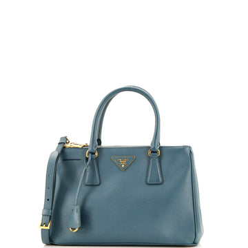 Prada Double Zip Lux Tote Saffiano Leather Small