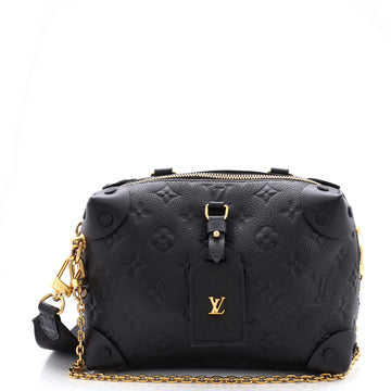 Louis Vuitton Petite Malle Souple Handbag Monogram Empreinte Leather