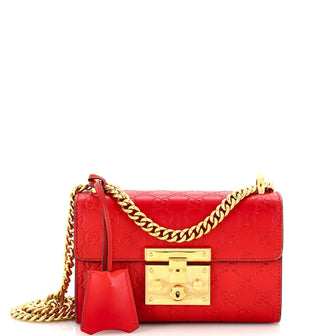 Gucci Padlock Shoulder Bag Guccissima Leather Small