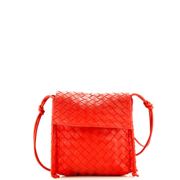 Bottega Veneta Knot Strap Shoulder Bag Intrecciato Leather Small