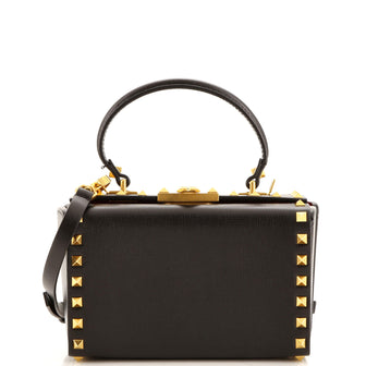 Valentino Garavani Rockstud Alcove Box Bag Leather