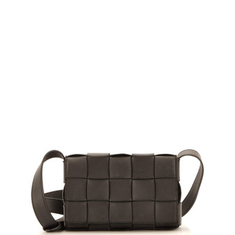 Bottega Veneta Cassette Crossbody Bag Maxi Intrecciato Leather