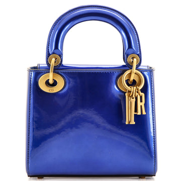 Christian Dior Lady Dior Chain Bag Patent Mini
