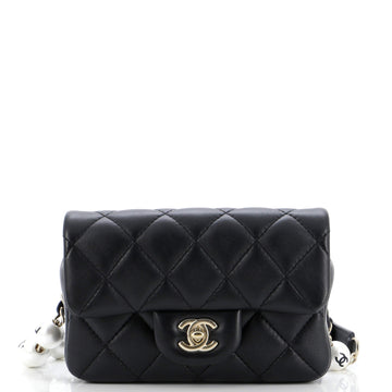 Chanel My Precious Pearls Waist Bag Quilted Lambskin Mini