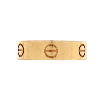 Cartier Love Band Ring 18K Yellow Gold