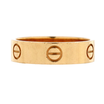 Cartier Love Band Ring 18K Yellow Gold