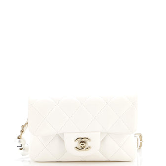 Chanel My Precious Pearls Waist Bag Quilted Lambskin Mini