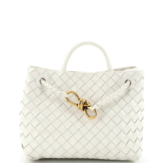 Bottega Veneta Andiamo Top Handle Bag Intrecciato Nappa Small