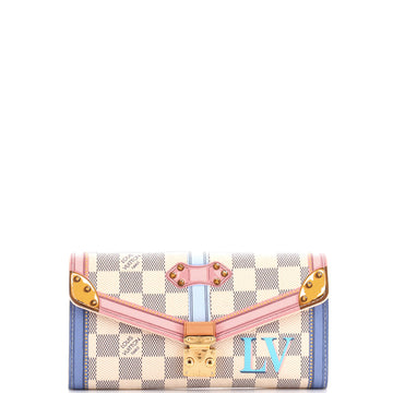 Louis Vuitton Sarah Wallet NM Limited Edition Damier Summer Trunks