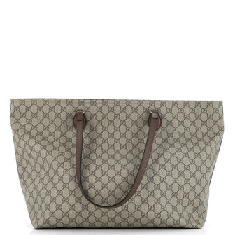 Gucci Ophidia Zip Tote GG Coated Canvas Medium