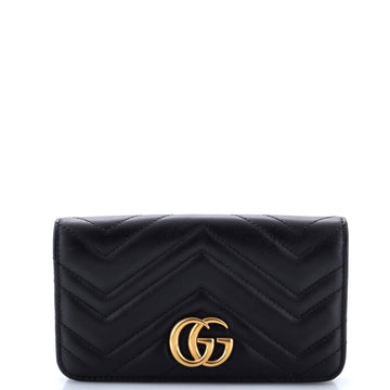 Gucci GG Marmont Chain Flap Bag Matelasse Leather Mini