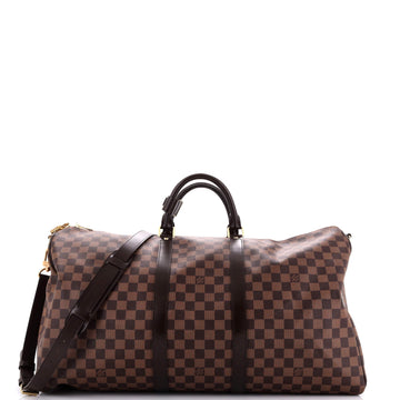 Louis Vuitton Keepall Bandouliere Bag Damier 55