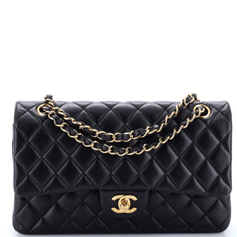 Chanel Classic Double Flap Bag Quilted Lambskin Medium
