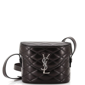 Saint Laurent June Box Bag Quilted Leather