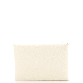 Hermes Calvi Duo Card Holder Verso Epsom