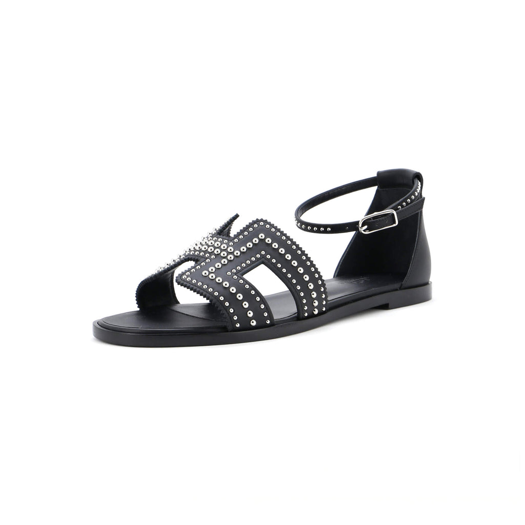 Women's Santorini Sandals Studded Leather / black