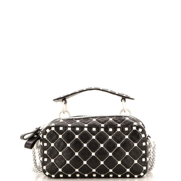 Valentino Garavani Free Rockstud Spike Camera Bag Quilted Leather Small