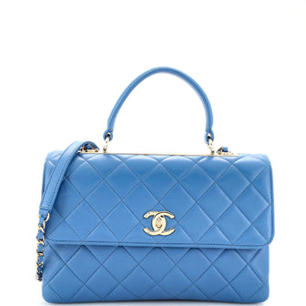Chanel Trendy CC Top Handle Bag Quilted Lambskin Medium