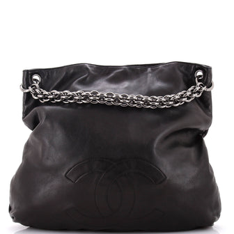 Chanel Soft and Chain Hobo Leather Large