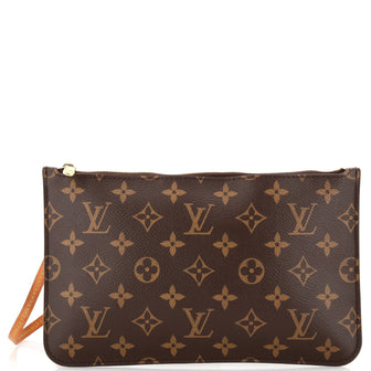 Louis Vuitton Neverfull Pochette Monogram Canvas Large
