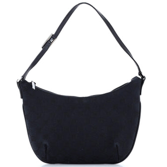 Gucci Vintage Pochette Shoulder Bag GG Canvas Small