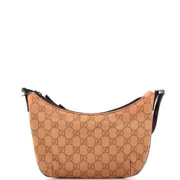 Gucci Vintage Pochette Shoulder Bag GG Canvas Small