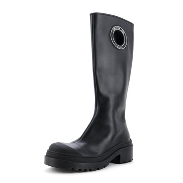 Christian Dior Women's Symbol Knee High Boots Leather