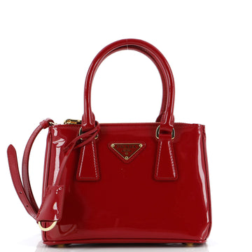 Prada Double Zip Lux Tote Spazzolato Leather Small