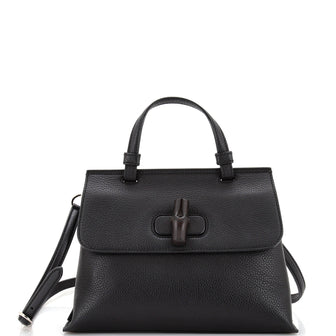 Gucci Bamboo Daily Top Handle Bag Leather Small