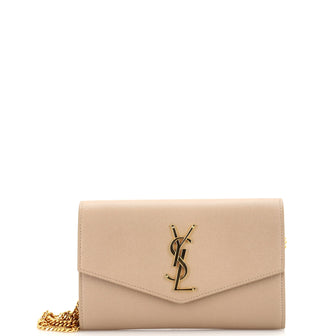 Saint Laurent Uptown Chain Wallet Leather