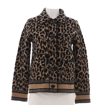 Christian Dior Women's Caro Three Pocket Jacket Printed Wool Blend