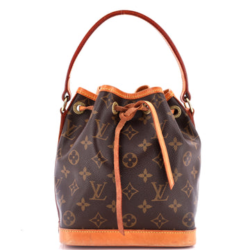 Louis Vuitton Noe Handbag Monogram Canvas Mini