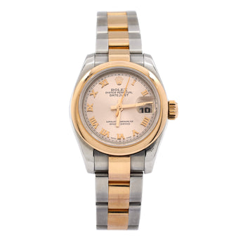 Rolex Oyster Perpetual Datejust Automatic Watch Stainless Steel and Rose Gold 26